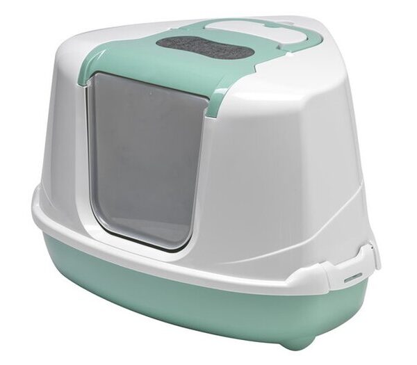 Corner Hooded Cat Pan Green