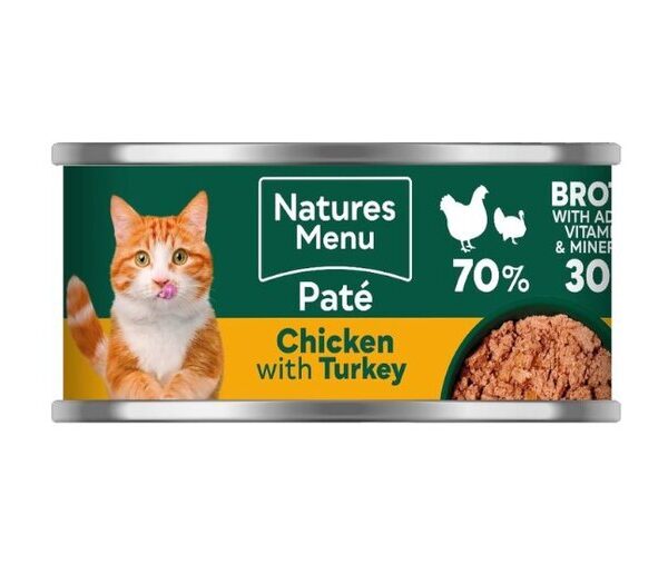 Nat Menu Cat Tin Chicken & Turkey 85g