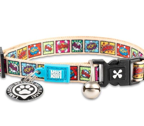 M & M Comic Smart ID Cat Collar