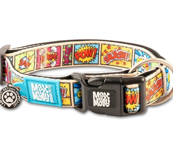 M & M Comic Smart ID Collar Sml