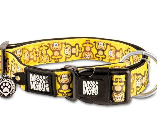 M & M Monkey Maniac Smart ID Collar Sml