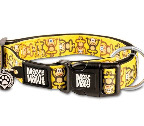 M & M Monkey Maniac Smart ID Collar Lge