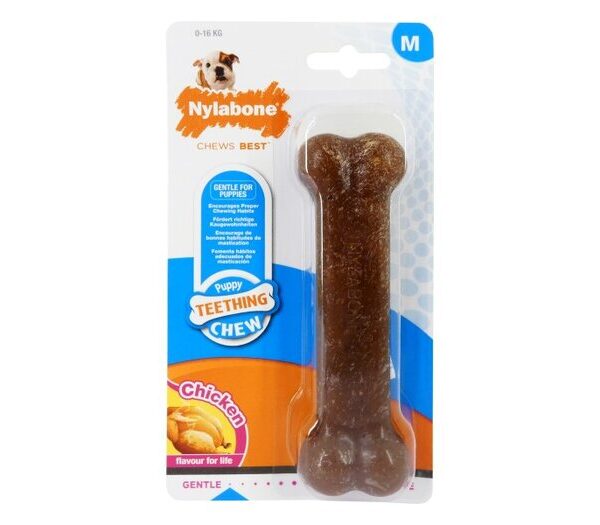Nylabone Puppy Chicken Wolf Med