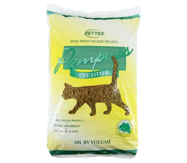 Pampuss Wood Cat Litter 30lt