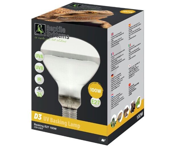 Rs D3 UV Basking Lamp 100w