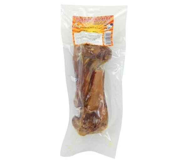 Plq Buster Meaty Half Ham Bone 2pcs