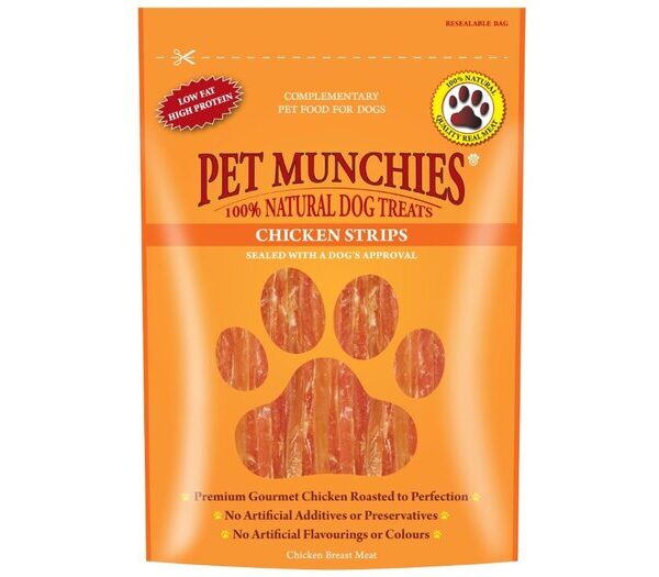 Pet Munchies Chicken Strips 90g