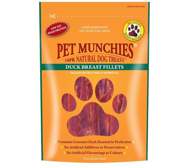 Pet Munchies Duck Breast Fillet 80g