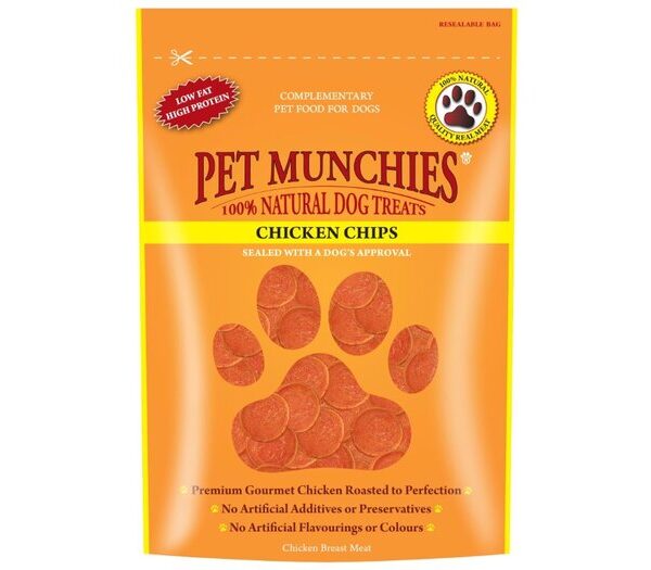 Pet Munchies Chicken Chips 100g