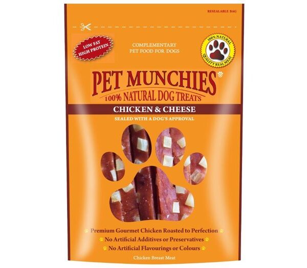 Pet Munchies Chicken & Cheese 100g