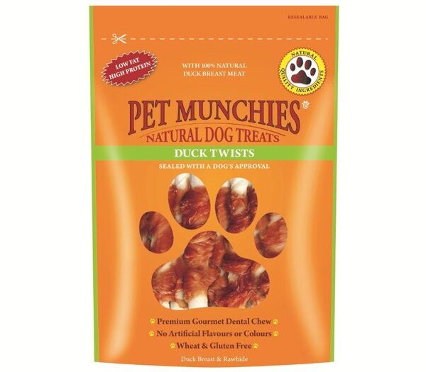 Pet Munchies Duck Twists 80g