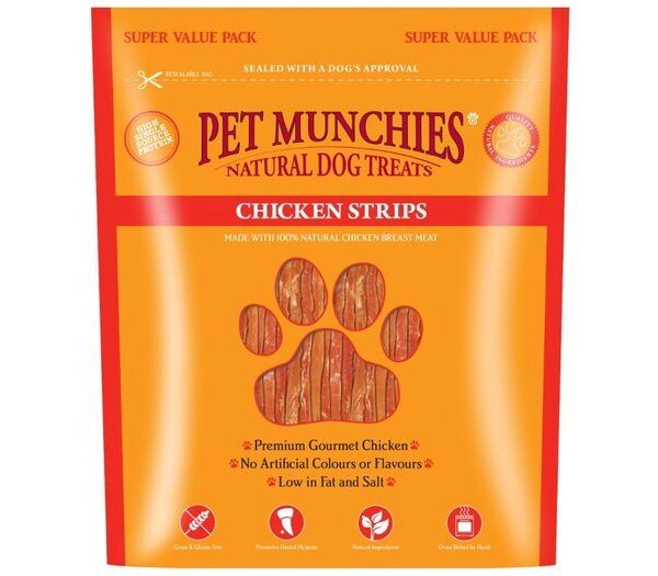 Pet Munchies Chicken Strips 320g Value