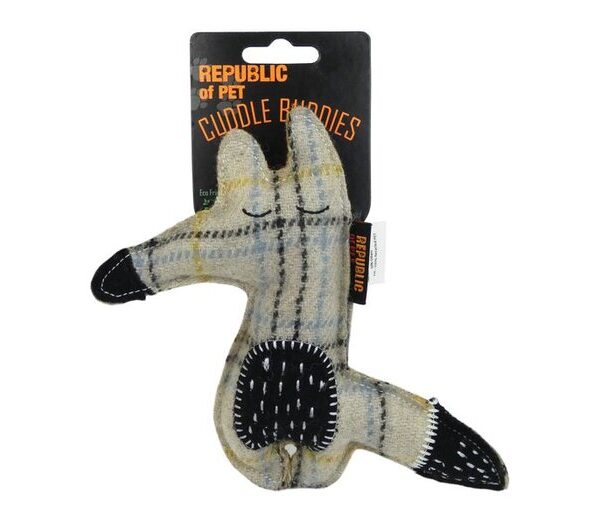 Forest Friendly Fox 23cm Squeaky Dog Toy