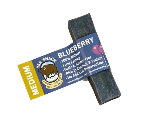 Yak Snack Blueberry Chews Med 12-14cm