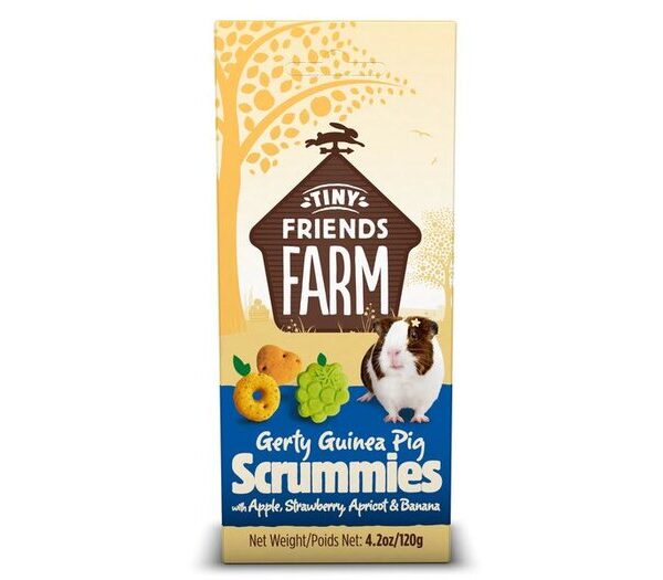 Gerty Scrummies Apple & Strawberry 120g