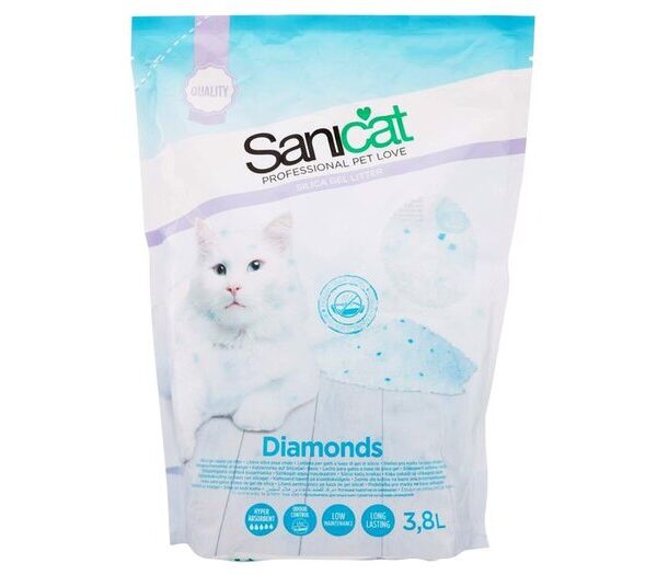 Sanicat Diamonds Silica Litter 3.8lt