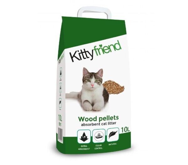 Kittyfriend Wood Cat Litter 10L