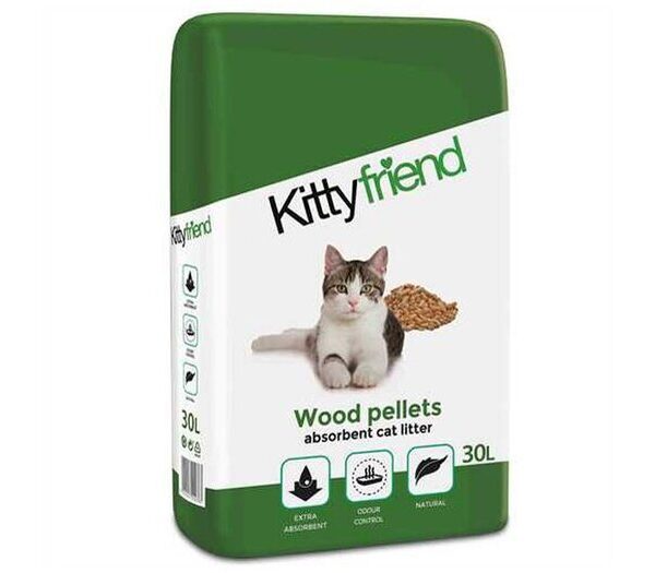 Kittyfriend Wood Pellet Cat Litter 30L