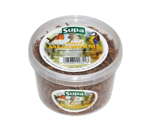 SUPA Dried Mealworms 500ml