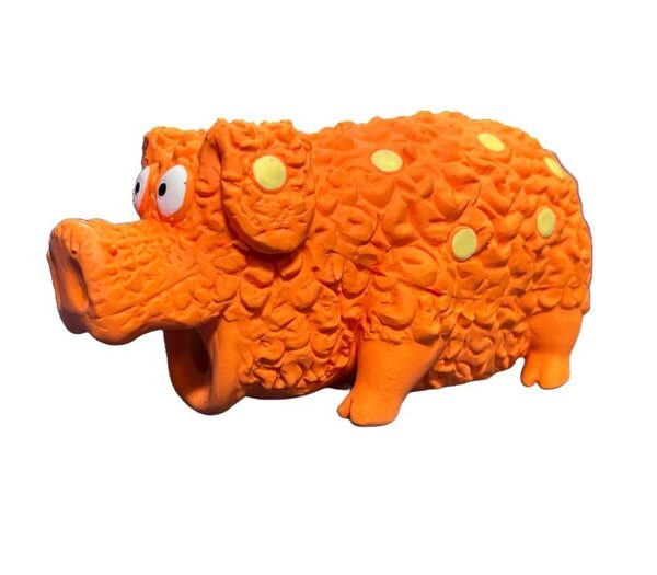 Pawise 6.7" Latex Pig Dog Toy