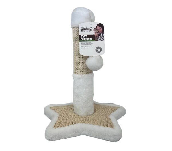 Pawise Kitten Scratcher Star & Ball 14"