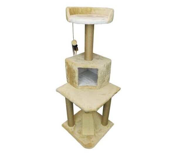 Cat Tall Tower Scratch Post 45x45x128cm