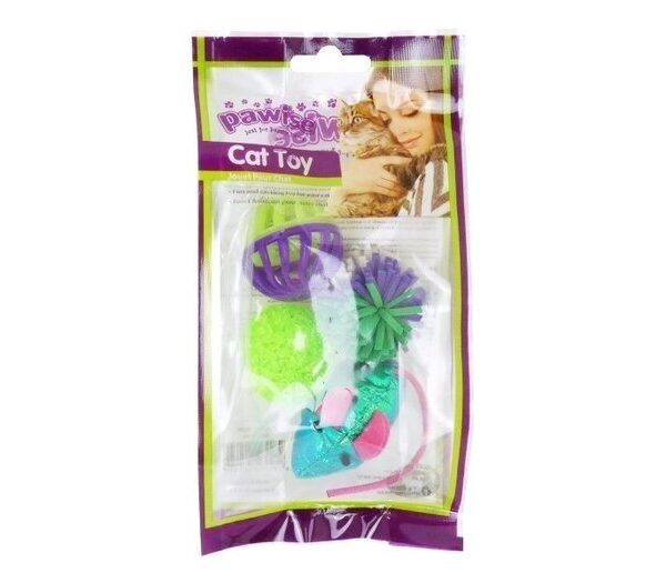 Pawise Assorted Cat Toys 4pc