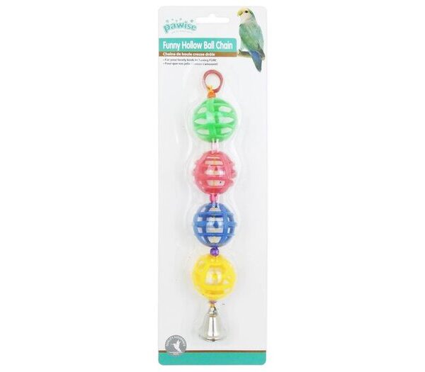 Pawise Space Ball & Bell Bird Toy