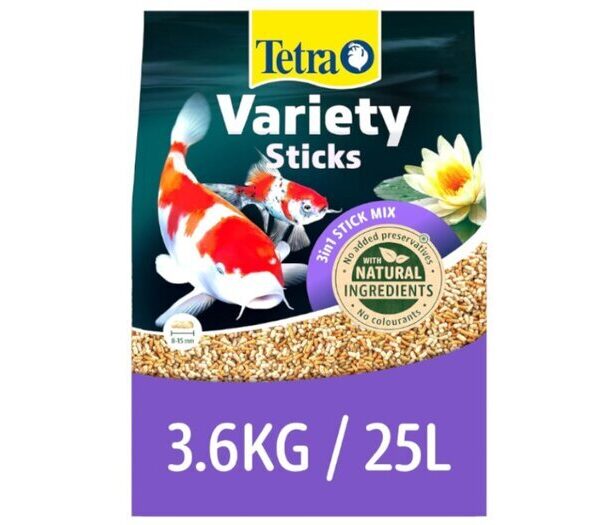 Tetra Pond Variety Food Sticks 25L