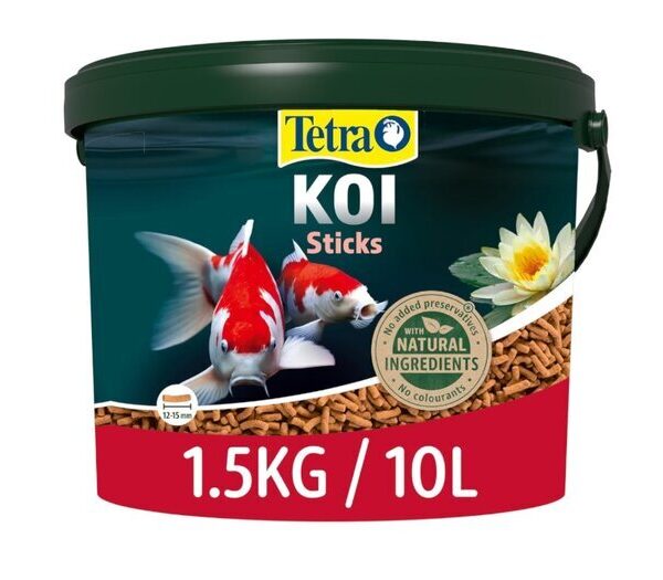 Tetra Pond Food Koi Sticks Bucket 10L