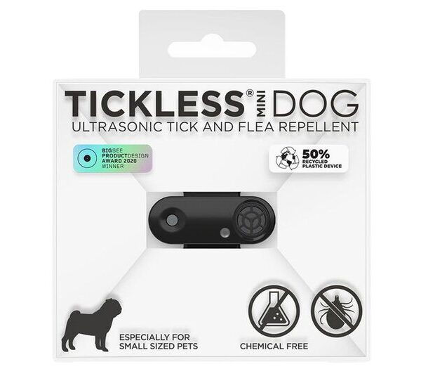 Tickless Mini- Tick & Flea Repeelent Black