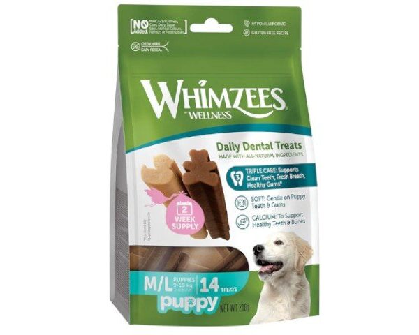 Whimzees Puppy Value Bag Med/Lge 14 Pcs