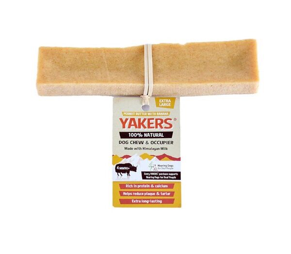 Yakers Peanut Butter Dog Chew XL