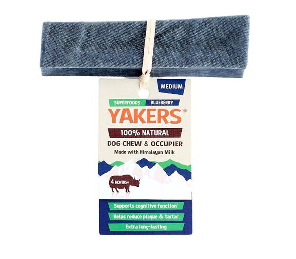 Yakers Blueberry Dog Chew Medium