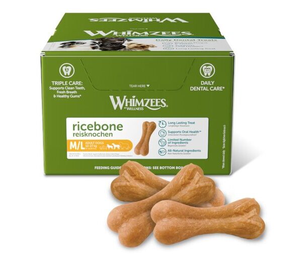 Whimzees Rice Bone Med/Lge