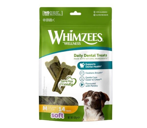 Whimzees Soft - Value Bag Medium 14pcs